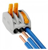 Wago Lasklemmen | 3-draads  t/m 2,5mm ² | 230V kabel verbinding