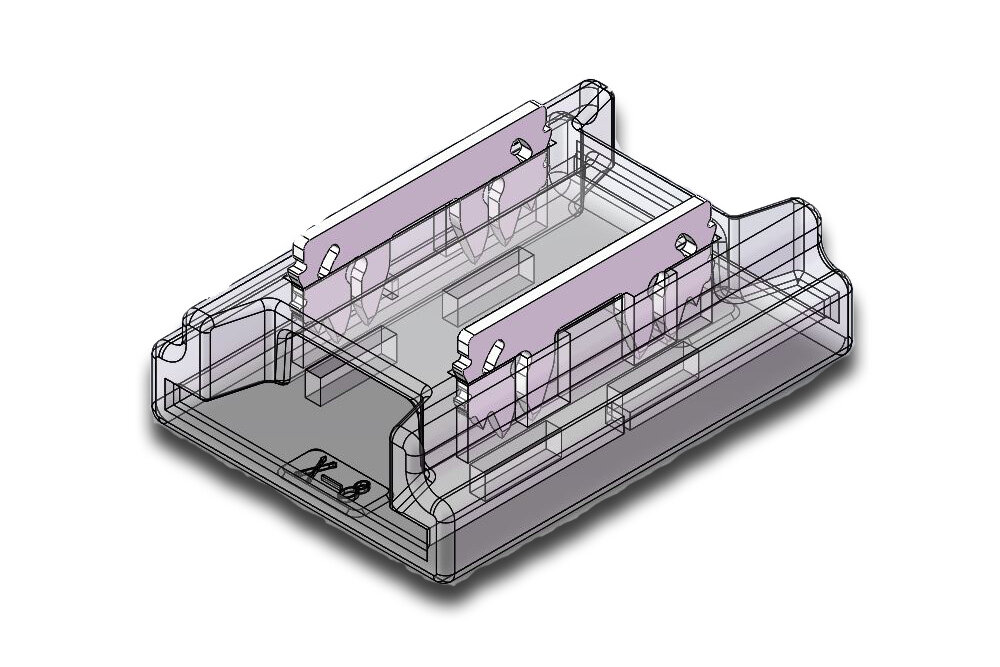 COB LED koppelstuk voor enkelkleurige ledstrips, soldeervrij. Voor 8mm ledstrips