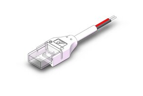 Waterdichte Witte COB LED strip connector soldeervrije voor 8-10mm ledstrips