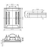 Voedingsconnector voor COB Dual White CCT Led Strips | Soldeervrij