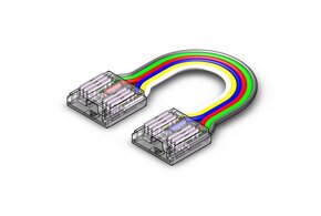 Flexibele connector voor COB RGB+Dual White Led Strips | Soldeervrij