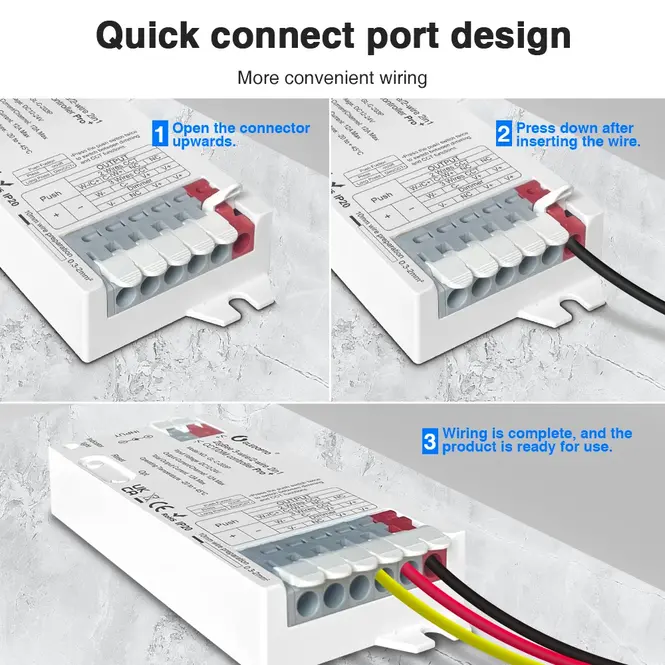 GLEDOPTO 12A Gledopto 2 in 1 Single Color/Dual White Zigbee Pro Controller GL-C-203P | 12-24 Volt