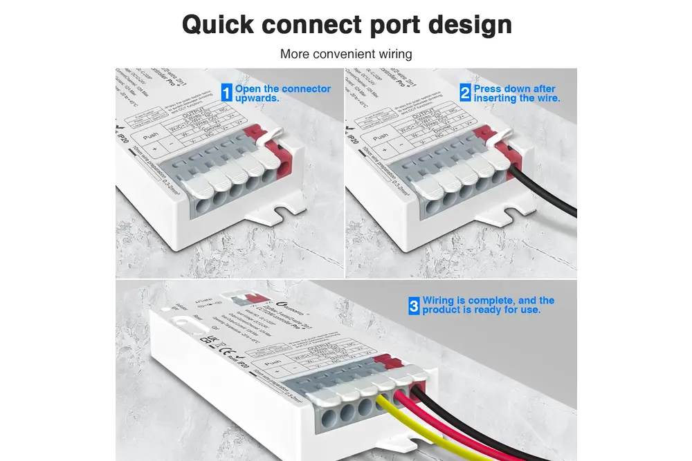 GLEDOPTO 12A Gledopto 2 in 1 Single Color/Dual White Zigbee Pro Controller GL-C-203P | 12-24 Volt