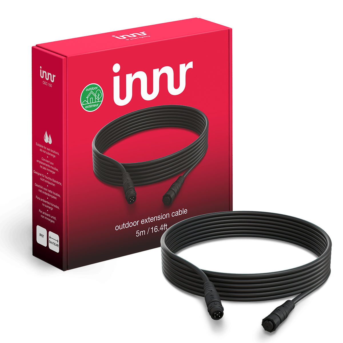 INNR INNR 5m verlengkabel voor spots en strip uit set OSL 130C, OSL 132C, OFL 120C, OFL 140C,  OPL130C