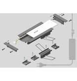 SMOOTH 10mm Verzonken Led Profiel 1m-2m