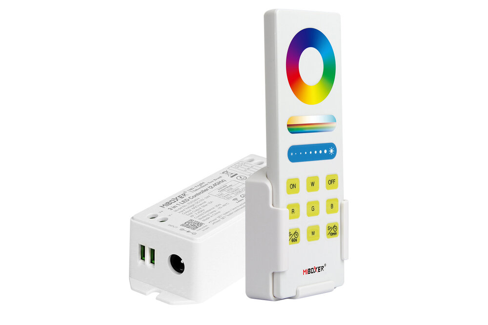 MiLight RGB/RGBWW /RGB+CCT 1-zone Controller *Nieuw* met RF afstandsbediening15 Ampère