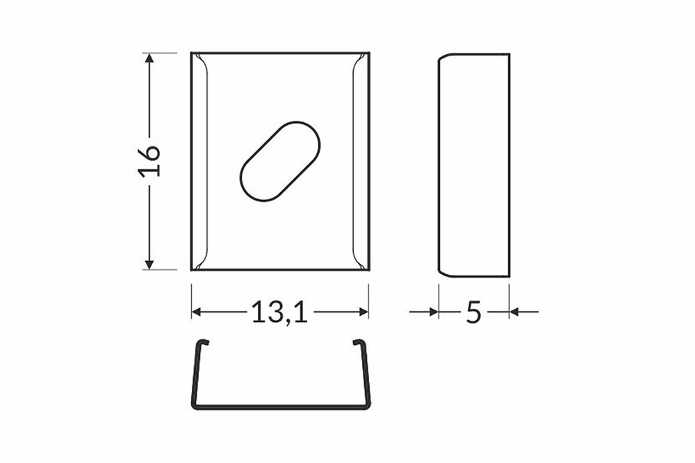 Houder Type `Z` Flexibel Inox