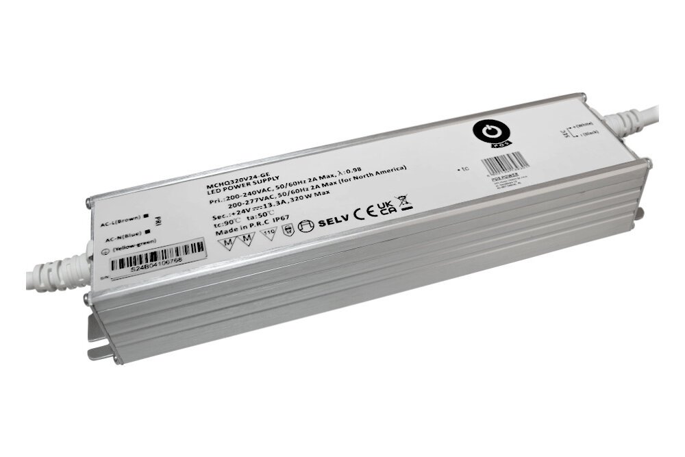 POS-POWER POS-Power Waterdichte voeding DC 24V 320 Watt 13,3 Ampère