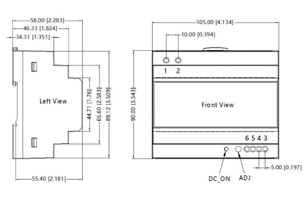 GLP GLP 12V/11.3A/135W DIN Rail Voeding