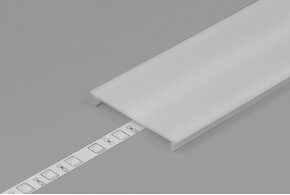 Cover C10 Basic Melkwit Clickon, lengte 1m of 2m