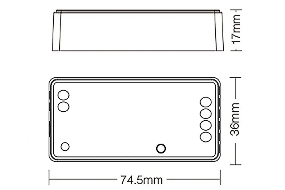 MiLight MiLight  RGBW LED strip controller 12A (los)