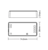 MiLight MiLight  RF RGB Ledstrip controller met RF afstandsbediening 10A