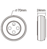MiLight MiLight 2.4G Sunrise Remote Enkelkleur/Dual White , Zwart, AAA Batterijen