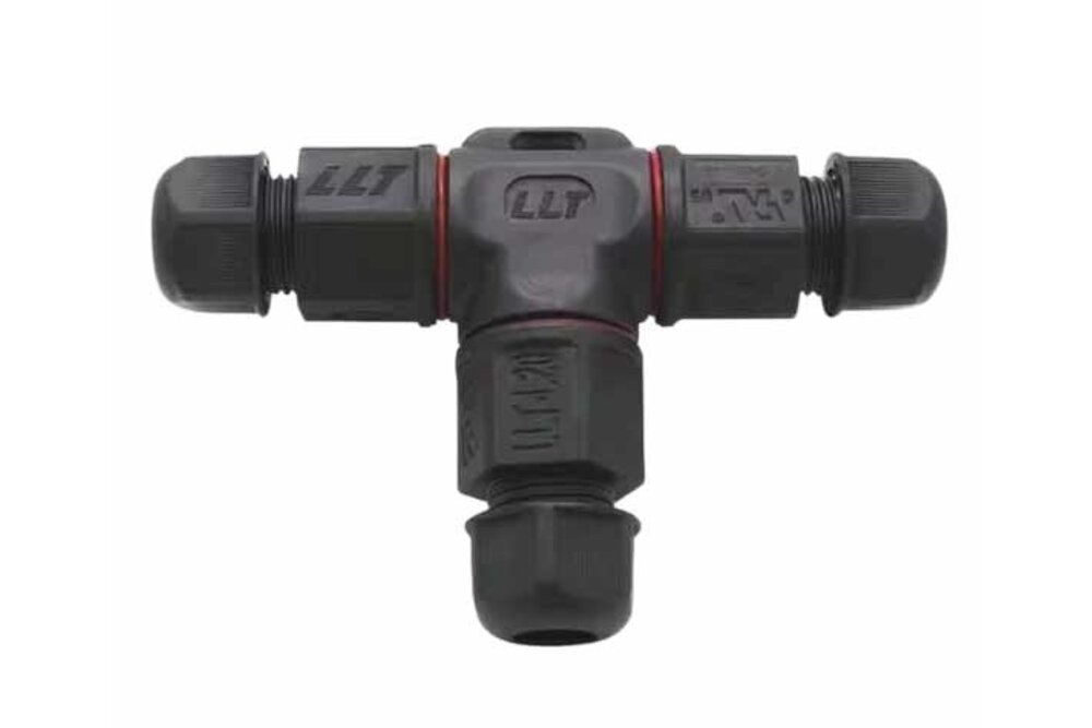 AppLamp 2-aderige T-kabelverbinder | Soldeervrij | IP68 waterdicht