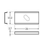 Houder Type `U1` Flexibel Inox