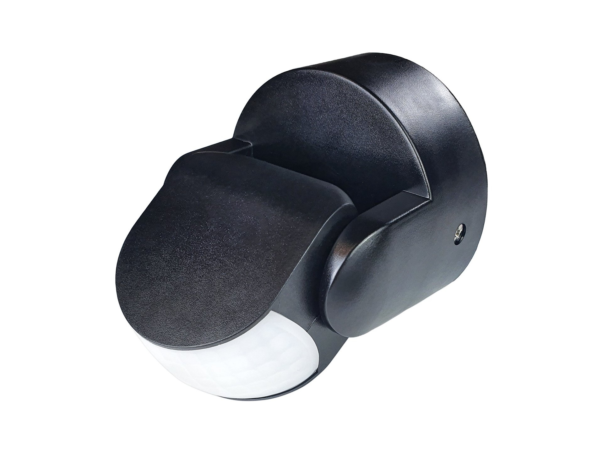 Applamp IP65 Waterbestendige Kantelbare 230 Volt inbouw PIR bewegingssensor 1200W | 10 sec tot 15 min | 12m bereik -  Zwart