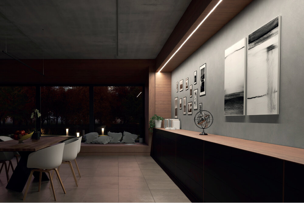 PLEX 14mm Led Profiel Opbouw 2m