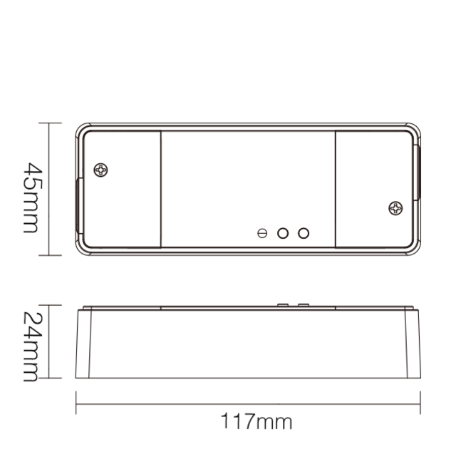 MiLight Miboxer 230Volt Triac Dimmer module RF draadloos  + Zigbee 3.0  + Push  dimmen | Hoog vermogen 500W