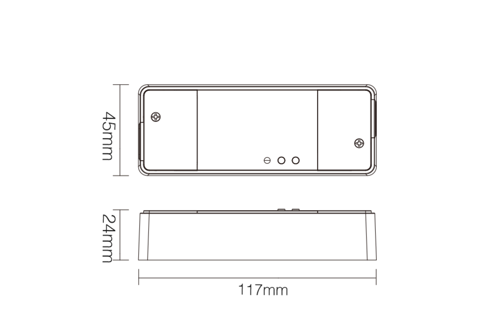 MiLight Miboxer 230Volt Triac Dimmer module RF draadloos  + Zigbee 3.0  + Push  dimmen | Hoog vermogen 500W