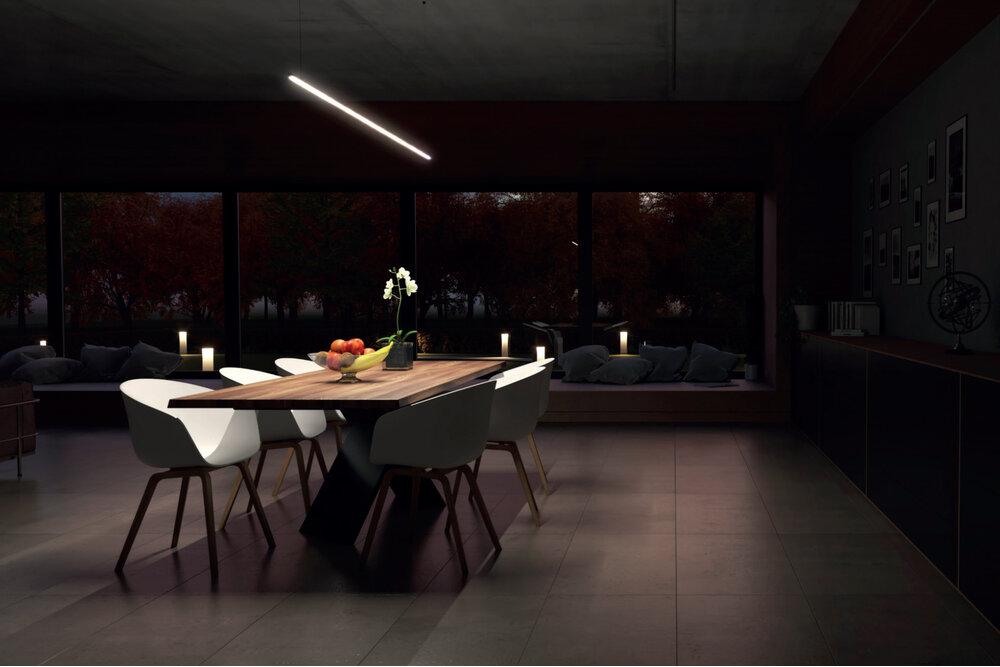 PLEX12 CL 12mm Led Profiel Opbouw 2m