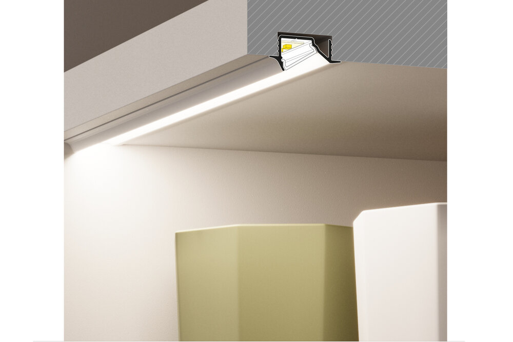 AXON 10mm Verzonken Led Profiel 2m