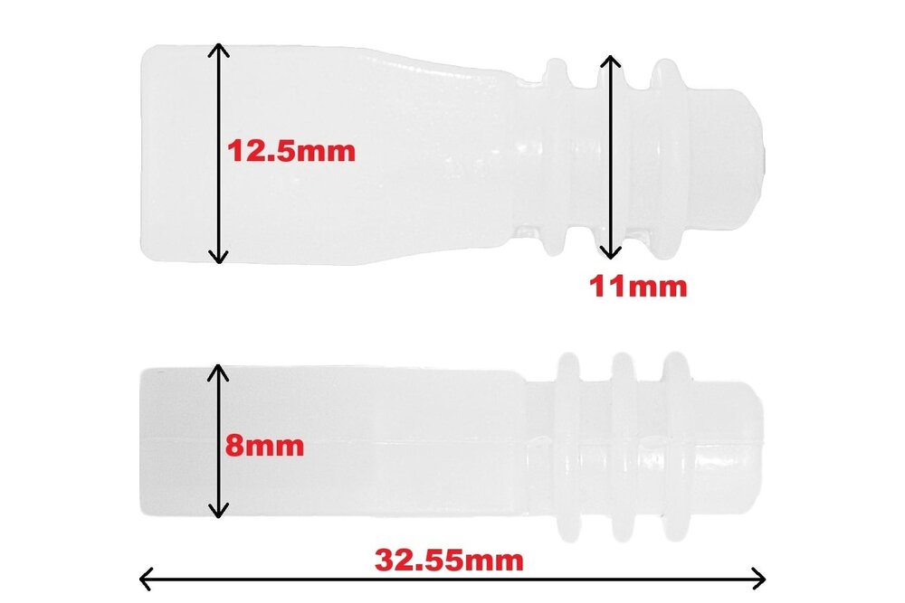 Applamp Siliconen begin stuk voor waterdicht maken bedrading (enkelkleurige) IP68 COB LED-strip