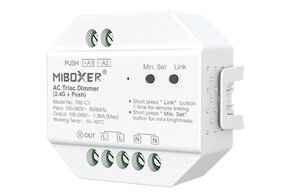 MiLight Miboxer 220Volt Triac Dimmer module voor afstandsbediening en drukknop