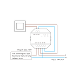 MiLight Miboxer 230 Volt Triac Dimmer module voor afstandsbediening en drukknop