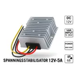 Applamp 12V-5A Spanningsstabilisator voor  (vracht)auto, camper, boot