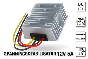 Applamp 12V-5A Spanningsstabilisator