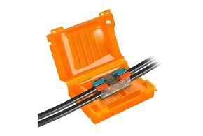 AppLamp Waterdichte Gelbox met 2-Pins INOUT WAGO