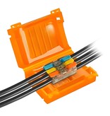 AppLamp Waterdichte Gelbox met 3-Pins INOUT WAGO - 0,08 mm² tot 4,0 mm² kabeldikte