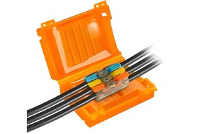 AppLamp Waterdichte Gelbox met 3-Pins INOUT WAGO