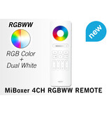 MiLight C5 Witte Touch Remote RGB+Dual White,  Mi-Light  RGBWW met 4-kanalen