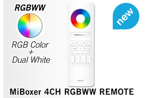 MiLight C5 WitteTouch Remote RGB+CCT (Dual White) Mi-Light RGBWW met 4-kanalen