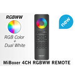 MiLight C5 Zwarte Touch Remote RGB+Dual White,  Mi-Light  RGBWW met 4-kanalen
