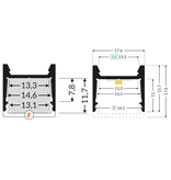 PLEX 14mm Led Profiel Opbouw 2m
