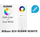 MiLight C8 Witte Touch Remote RGB+CCT (Dual White) Mi-Light RGBWW met 8-kanalen