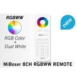 MiLight C8 Witte Touch Remote RGB+Dual White,  Mi-Light  RGBWW met 8-kanalen