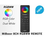 MiLight Zwarte 8-Zone Remote voor RGBWW / RGB+CCT / Kleur + Dual Wit verlichting