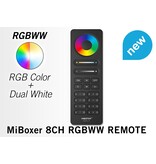 MiLight Zwarte 8-Zone Remote voor RGBWW / RGB+CCT / Kleur + Dual Wit verlichting