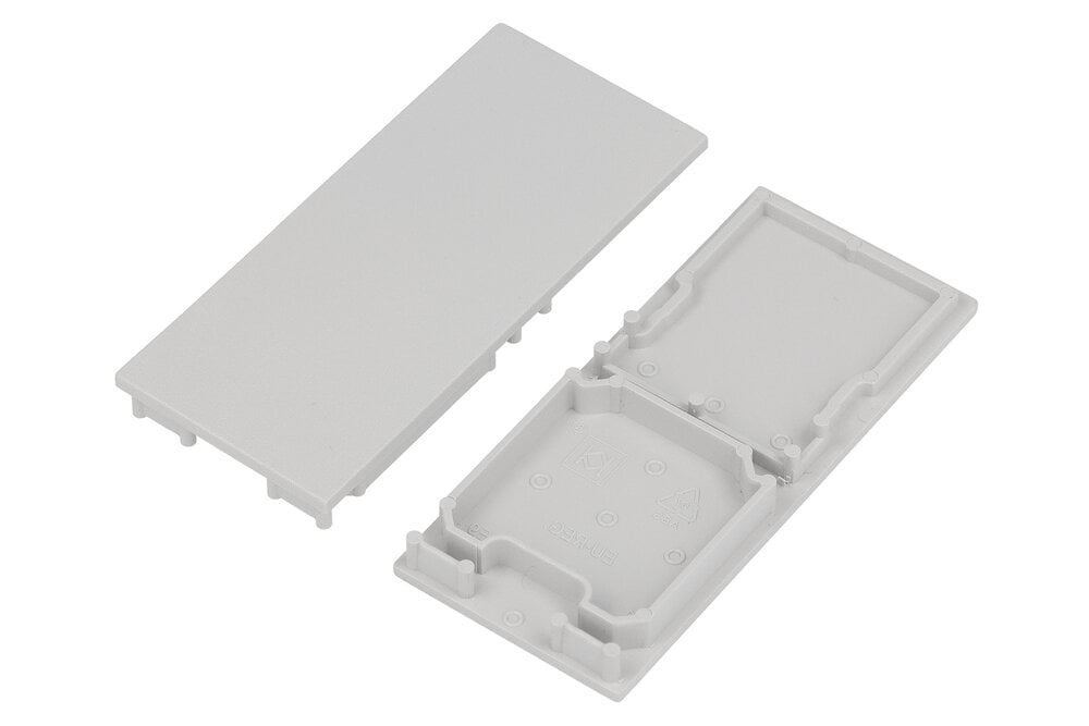 Eindkapjes LUVAR voor cover E9, Set van twee