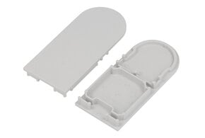 Eindkapjes LUVAR voor cover D9, Set van twee