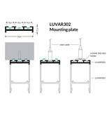 LUVAR 31mm opbouw / hangend Led Profiel 1m-2m
