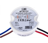 MWPower Waterdichte Voeding Mini Ø50mm - DC 12V 30 Watt 2.5A - IP67