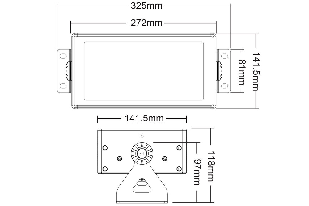 MiLight Mi-Light LED Floodlight RGBWW Kleur + Dual White Waterdicht IP66 - 50Watt - 230Volt