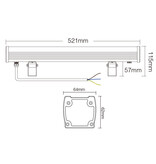 MiLight Milight Wall Washer RGB+Dual White - IP66 - 24Watt - 230Volt - 52CM