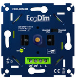 EcoDim ECO-DIM.01 Led dimmer universeel 0-300W (RLC) fase aan- en af snijding.
