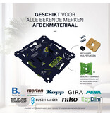 EcoDim ECO-DIM.01 Led dimmer universeel 0-300W (RLC) fase aan- en af snijding.