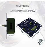 EcoDim ECO-DIM.01 Led dimmer universeel 0-300W (RLC) fase aan- en af snijding.